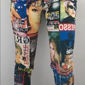 Dolce & Gabbana Magazine Pants